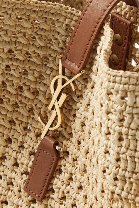 st laurent raffia handbags